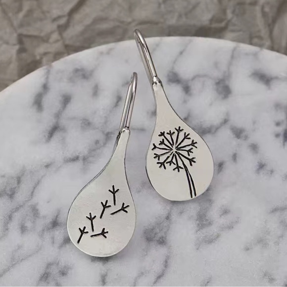 Dandelion earrings - Picture 4 of 8